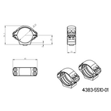 30mm kikkertmontageringe | en-stykke picatinny base med håndtag 