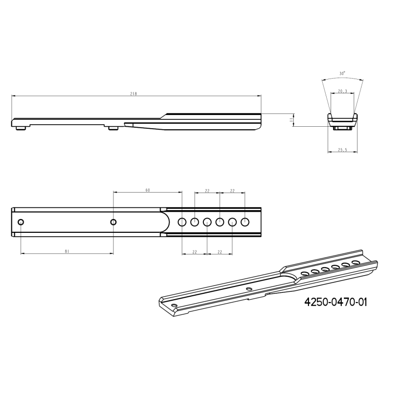 Adapter til Pixfra Chiron PFI-C450 | Blaser base 