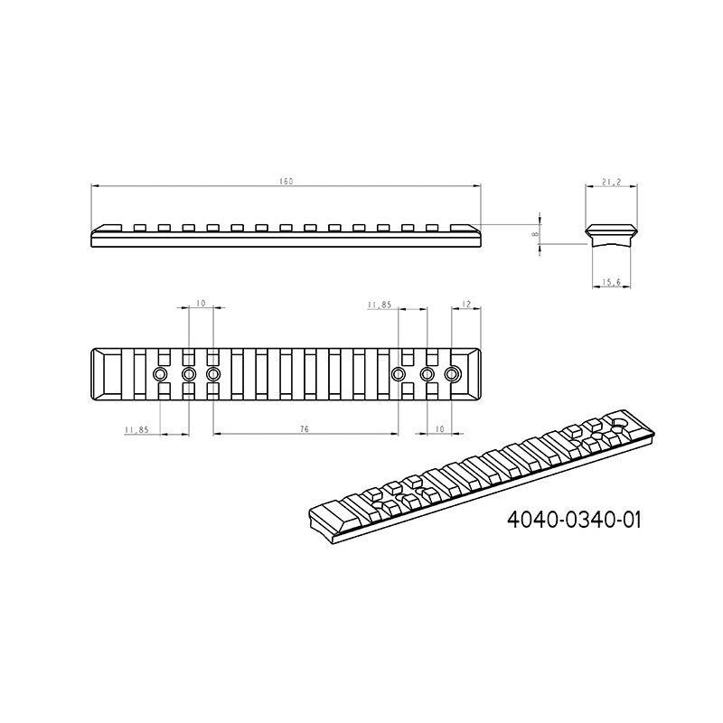 Steyr SM 12 [308 Win] picatinny rail 