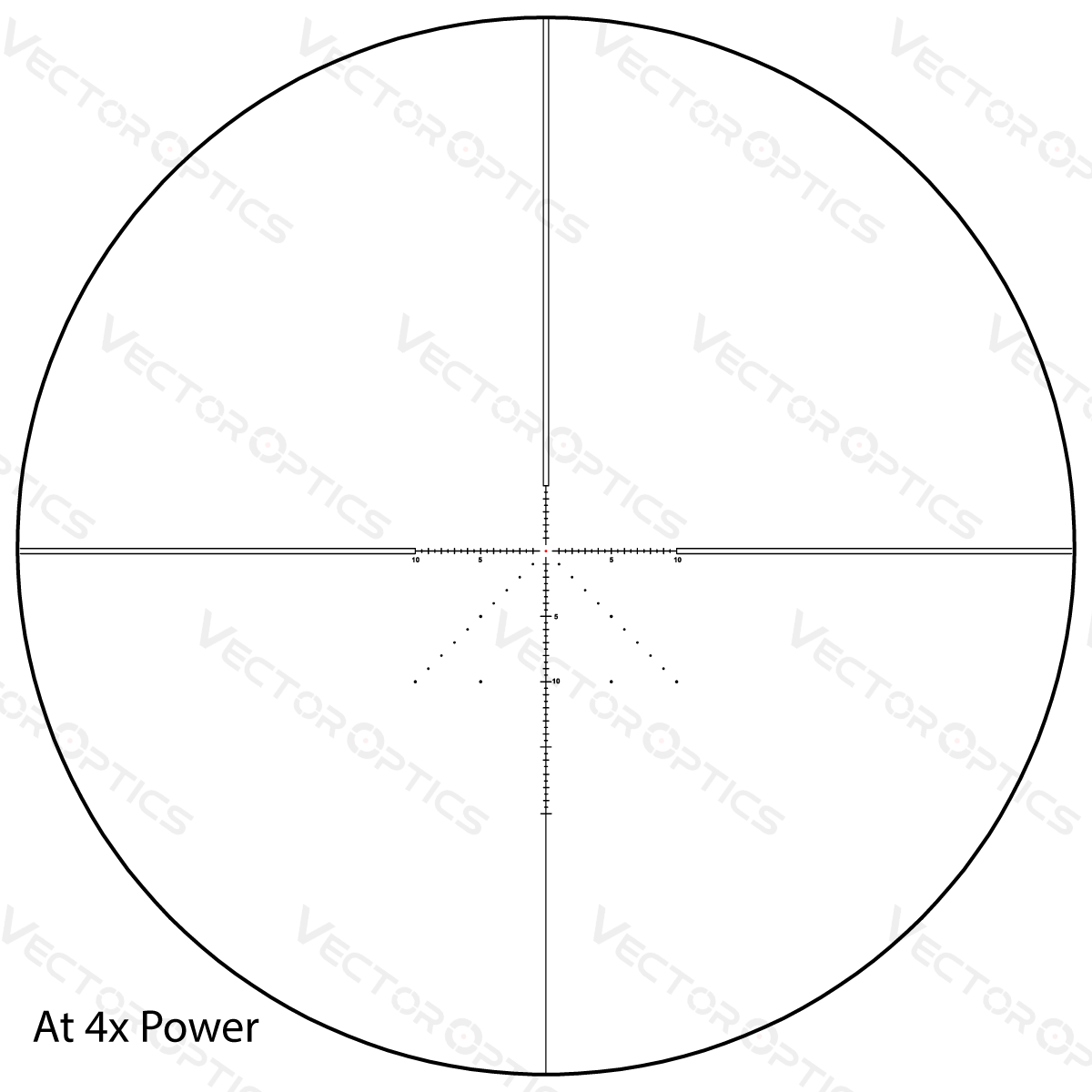 Vector Optics Veyron 4-16x44 IR Første Brændpunkt Belyst riffelsigte 