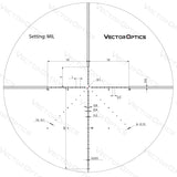 Vector Optics Veyron 6-24x44 IR Første Fokusplan Oplyst riffelkikkert 