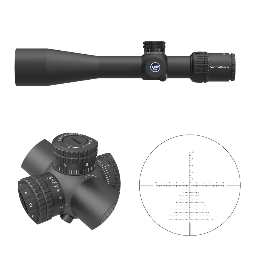 Vector Optics Veyron 6-24x44IR SFP kompakt riffelkikkert 